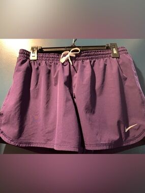 Nike Purple Athletic Womens Shorts